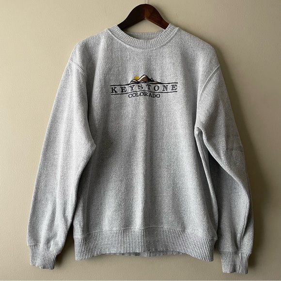 esy surf co Tops - Embroidered Colorado Sweatshirt Cotton Blend Women’s L